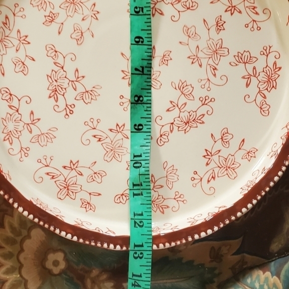 Temptations Red Floral Lace Tray NEW - Picture 6 of 7